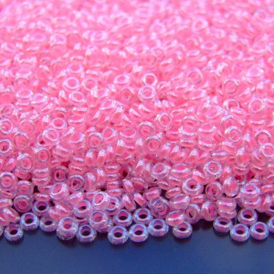 10g 379 Inside Color Crystal/Cotton Candy Toho Demi Round Seed Beads 8/0 3mm Michael's UK Jewellery