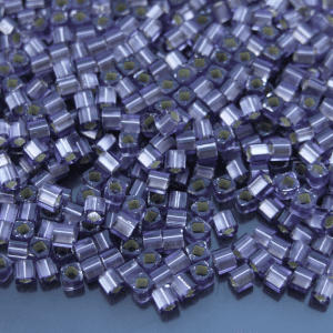 10g 39F Silver Lined Frosted Light Tanzanite Toho Cube Seed Beads 3mm Michael's UK Jewellery
