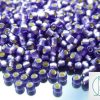 10g 39F Silver Lined Light Tanzanite Frosted Toho Seed Beads 6/0 4mm Michael's UK Jewellery