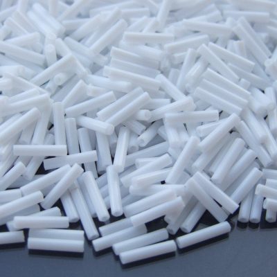 10g 41 Opaque White Toho Bugle Seed Beads 9mm Michael's UK Jewellery