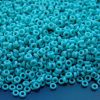 10g 413F Opaque Rainbow Frosted Turquoise Toho Demi Round Seed Beads 8/0 3mm Michael's UK Jewellery