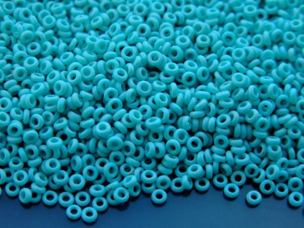 10g 413F Opaque Rainbow Frosted Turquoise Toho Demi Round Seed Beads 8/0 3mm Michael's UK Jewellery
