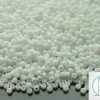 TOHO Beads 41F Opaque White Frosted 11/0 beads mouse
