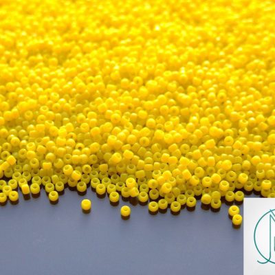 10g 42 Opaque Dandelion Toho Seed Beads 15/0 1.5mm Michael's UK Jewellery