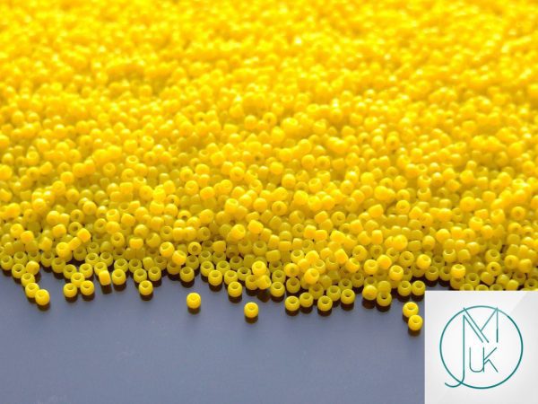 10g 42 Opaque Dandelion Toho Seed Beads 15/0 1.5mm Michael's UK Jewellery