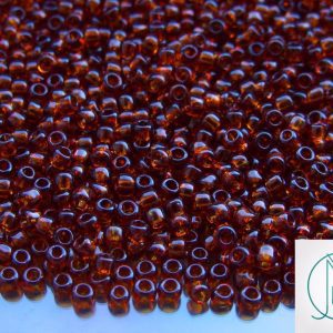 10g 423 Transparent Smoky Topaz Toho Seed Beads 8/0 3mm Michael's UK Jewellery