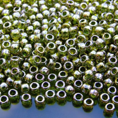 10g 457 Gold Lstr Green Tea Toho Seed Beads 3/0 5.5mm Michael's UK Jewellery