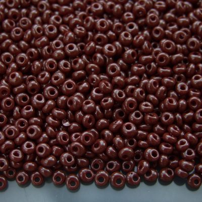 10g 46 Opaque Oxblood Toho 3mm Magatama Seed Beads Michael's UK Jewellery