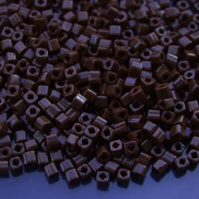 10g 46 Opaque Oxblood Toho Cube Seed Beads 3mm Michael's UK Jewellery