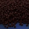 TOHO Seed Beads 46F Opaque Frosted Oxblood 8/0 beads mouse