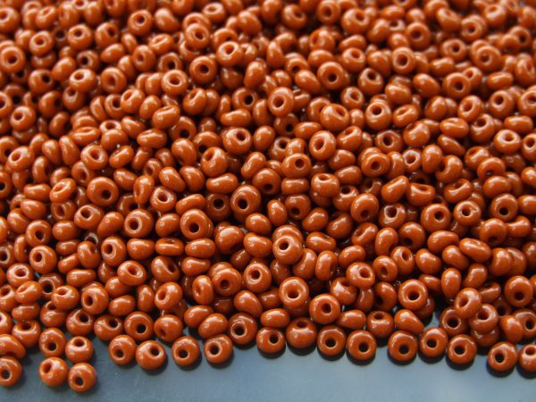 10g 46L Opaque Terra Cotta Toho 3mm Magatama Seed Beads Michael's UK Jewellery