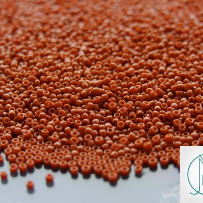 10g 46L Opaque Terra Cotta Toho Seed Beads 15/0 1.5mm Michael's UK Jewellery