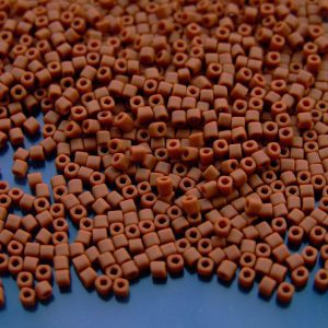 10g 46LF Opaque Frosted Terra Cotta Toho Cube Seed Beads 1.5mm Michael's UK Jewellery