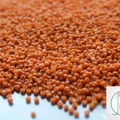 10g 46LF Opaque Frosted Terra Cotta Toho Seed Beads 15/0 1.5mm Michael's UK Jewellery