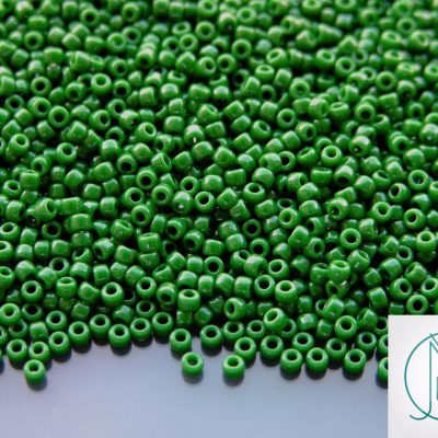 20g TOHO Beads 47H Opaque Pine Green 11/0 beads mouse