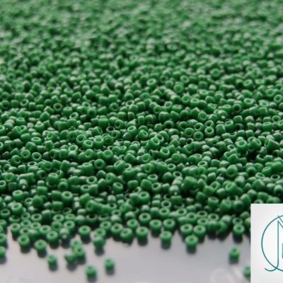 10g 47H Opaque Pine Green Toho Seed Beads 15/0 1.5mm Michael's UK Jewellery