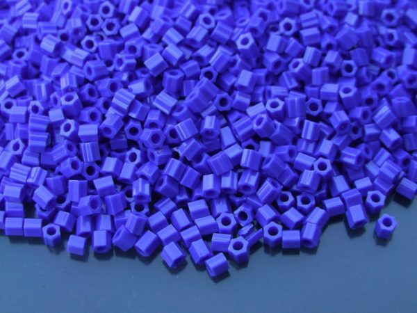 10g 48 Opaque Navy Blue Toho Hexagon Seed Beads 8/0 3mm Michael's UK Jewellery