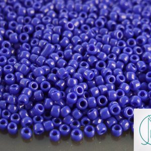 10g 48 Opaque Navy Blue Toho Seed Beads 11/0 2.2mm Michael's UK Jewellery