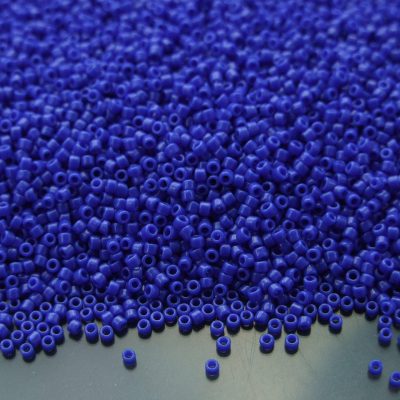 10g 48 Opaque Navy Blue Toho Seed Beads 15/0 1.5mm Michael's UK Jewellery