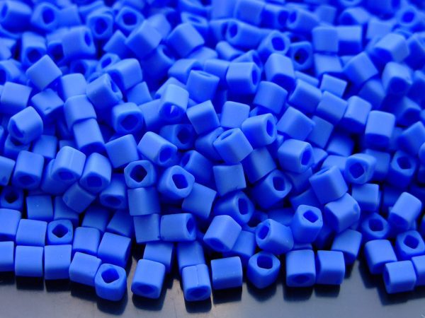 10g 48LF Opaque Frosted Periwinkle Toho Cube Seed Beads 4mm Michael's UK Jewellery