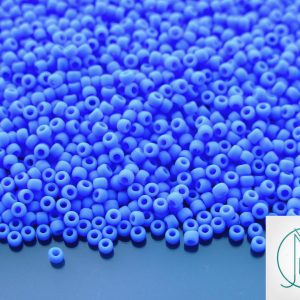 10g 48LF Opaque Frosted Periwinkle Toho Seed Beads 11/0 2.2mm Michael's UK Jewellery