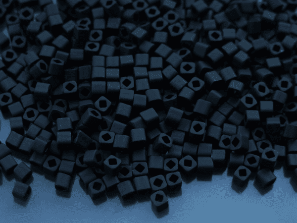 10g 49F Opaque Frosted Jet Toho Cube Seed Beads 3mm Michael's UK Jewellery