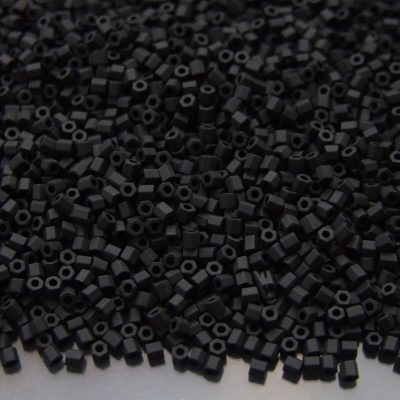 10g 49F Opaque Frosted Jet Toho Hexagon Seed Beads 11/0 2mm Michael's UK Jewellery