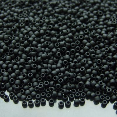 10g 49F Opaque Frosted Jet Toho Seed Beads 11/0 2.2mm Michael's UK Jewellery