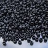 TOHO Seed Beads 49F Opaque Frosted Jet 8/0 beads mouse