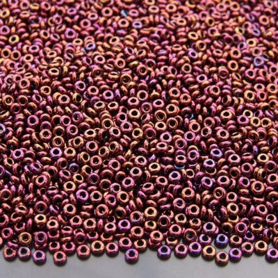 10g 502 Higher Metallic Amethyst Toho Demi Round Seed Beads 11/0 2mm Michael's UK Jewellery
