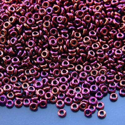 10g 502 Higher Metallic Amethyst Toho Demi Round Seed Beads 8/0 3mm beads mouse