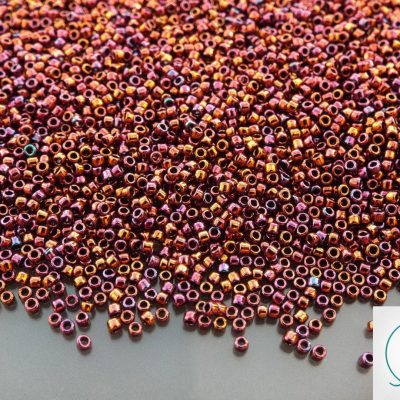 10g 502 Higher Metallic Amethyst Toho Seed Beads 15/0 1.5mm Michael's UK Jewellery