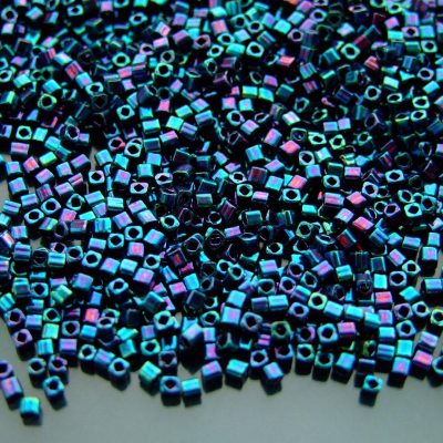 10g 505 Higher Metallic Dragonfly Toho Cube Seed Beads 1.5mm Michael's UK Jewellery