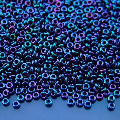10g 505 Higher Metallic Dragonfly Toho Demi Round Seed Beads 8/0 3mm Michael's UK Jewellery