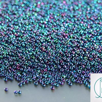 10g 505 Higher Metallic Dragonfly Toho Seed Beads 15/0 1.5mm Michael's UK Jewellery
