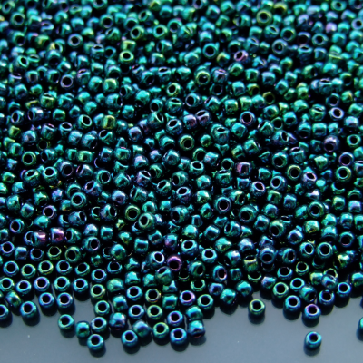 TOHO Seed Beads 506 Higher Metallic June Bug 11/0 beads mouse