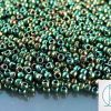 TOHO Seed Beads 507 Higher Metallic Iris Green 8/0 beads mouse
