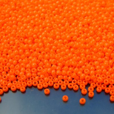 TOHO Seed Beads 50A Orange 11/0 beads mouse