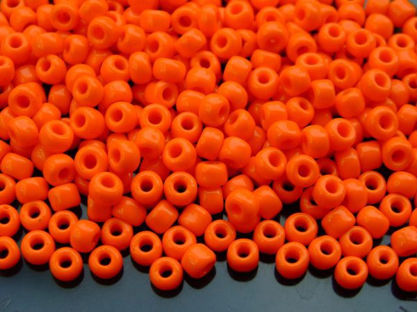 10g 50A Orange Toho Seed Beads 3/0 5.5mm Michael's UK Jewellery