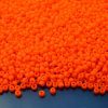 Toho Seed Beads 50AF Opaque Frosted Pumpkin 11/0 beads mouse