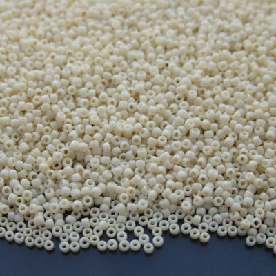10g 51 Opaque Light Beige Toho Seed Beads 15/0 1.5mm Michael's UK Jewellery