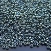 TOHO Seed Beads 512 Galvanized Green Silver 11/0 beads mouse