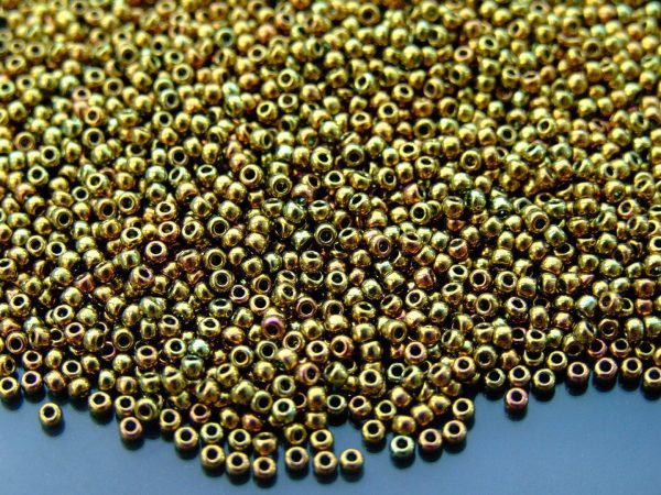 TOHO Seed Beads 513 Galvanized Carnival 11/0 beads mouse