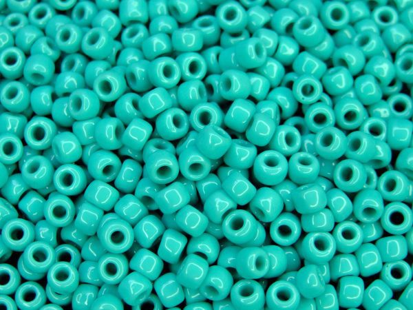 TOHO Seed Beads 55 Opaque Turquoise 3/0 beads mouse