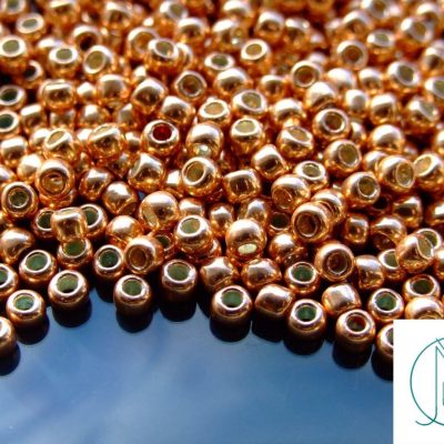 10g 551 Galvanized Rose Gold Toho Seed Beads 6/0 4mm Michael's UK Jewellery