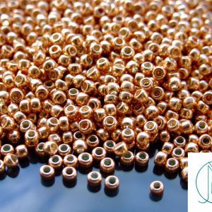 10g 551 Galvanized Rose Gold Toho Seed Beads 8/0 3mm Michael's UK Jewellery