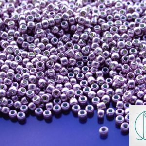 10g 554 Galvanized Lavender Toho Seed Beads 8/0 3mm Michael's UK Jewellery