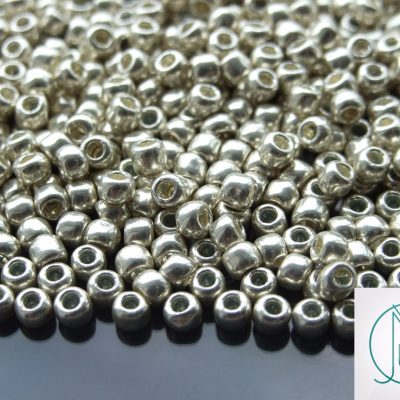 10g 558 Galvanized Aluminium Toho Seed Beads 15/0 1.5mm Michael's UK Jewellery