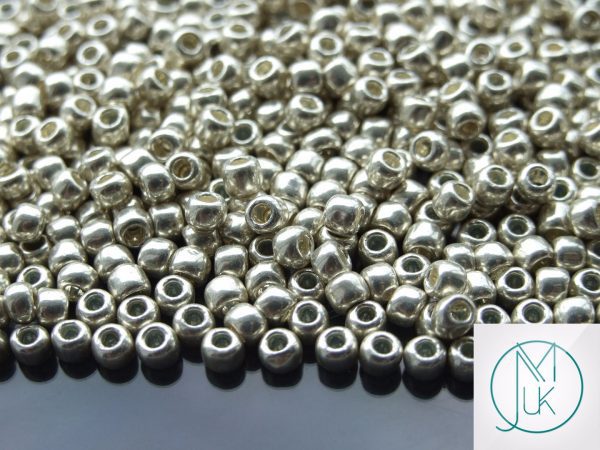 10g 558 Galvanized Aluminium Toho Seed Beads 15/0 1.5mm Michael's UK Jewellery