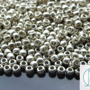 10g 558 Galvanized Aluminium Toho Seed Beads 6/0 4mm Michael's UK Jewellery
